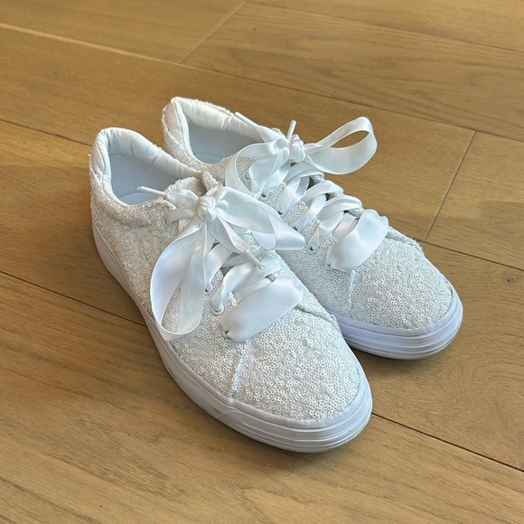 Keds Alley Celebration Sequins Sneakers Size 7 - Picture 1 of 10